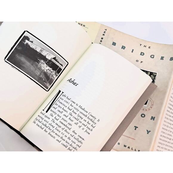 The Bridges of Madison County by Robert J. Waller (1992 First Edition HC in DJ) - Picture 12 of 13